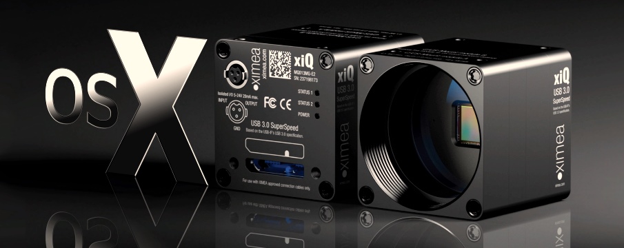 xiQ USB 3.0 Camera is MAC OS X Compliant USB3